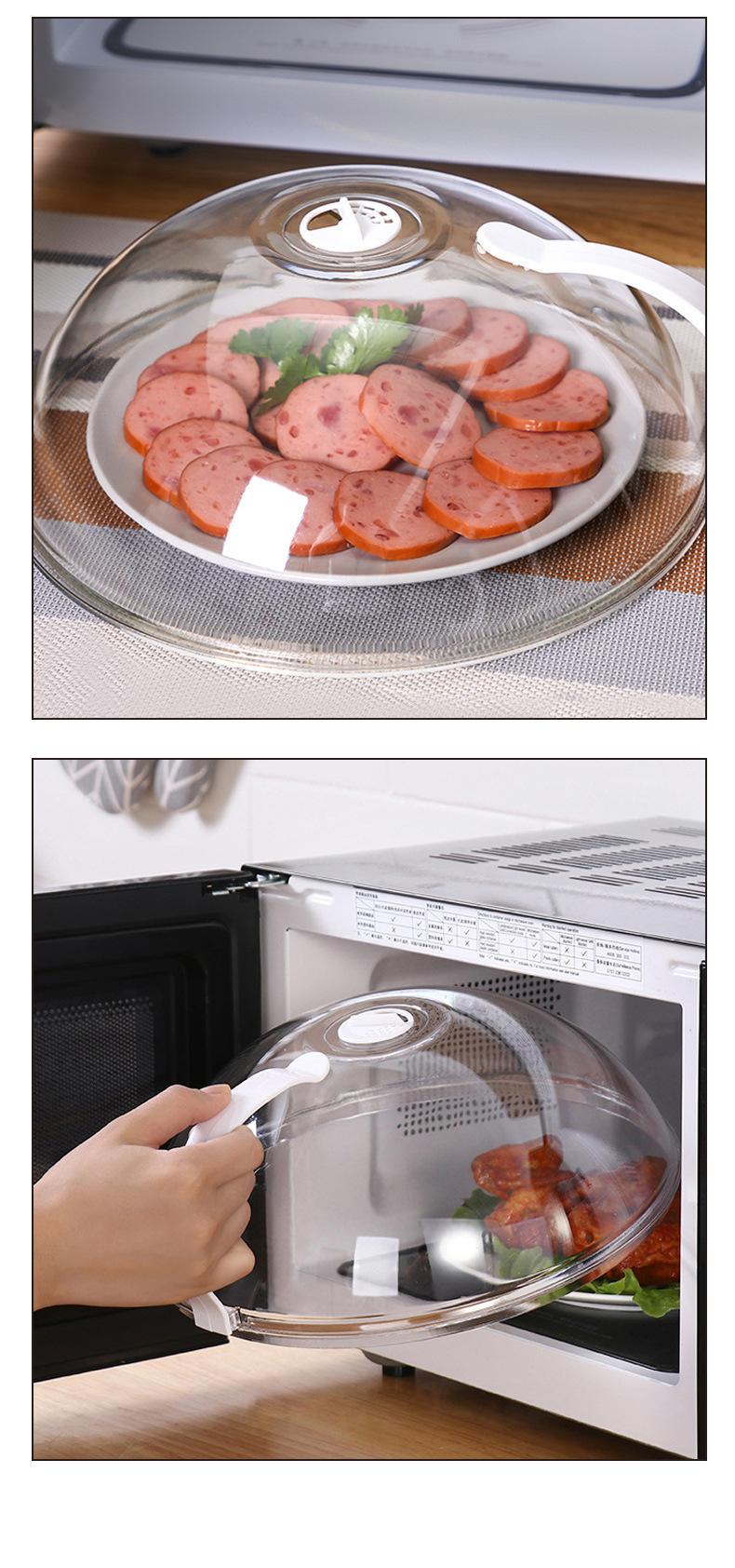 Penutup Makanan Anti Splat yang Aman untuk Microwave, Mencegah Bau Menyebar & Mudah Dibersihkan