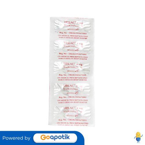 TRILAC 4 MG STRIP 10 TABLET