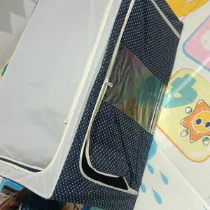 100L harga murah storage box  besar  kotak penyimpanan baju  Bisa dilipat box baju tempat penyimpanan Serbaguna Rumah organizer tempat  pakaian