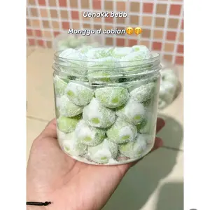 putri salju pandan kemasan jar 400ml kuker manis gurih lembut lumer di mulut
