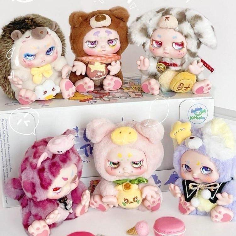 Product Introduction of KIMMON gives you the answer to plush blind boxes trendy toy ornaments collectibles figurines plush toys 8