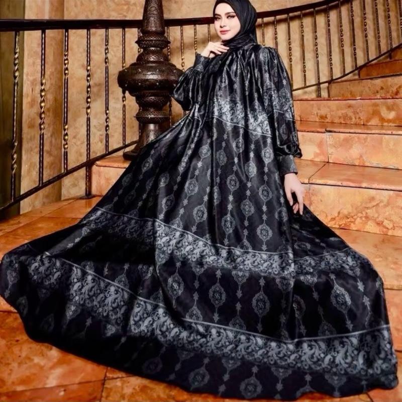 SHELLASAUKIA DRESS RAYA Cut Meyriska Bisa COD Gamis Swiss Set Hijab shellasaukia ORi Muslim Wanita 1