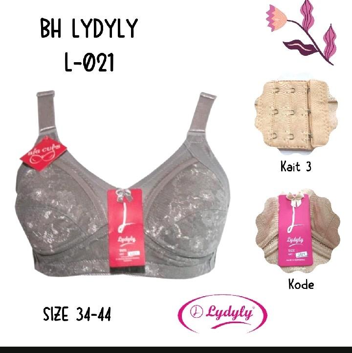 [ 1pcs ] BH JUMBO LYDYLY L021 size 34-44  Tanpa Busa Tanpa Kawat Kait 3 | BRUKAT 1