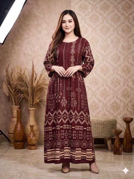 Daster Lengan ¾ Motif SULTAN Bahan Rayon Premium NO 1 Busui