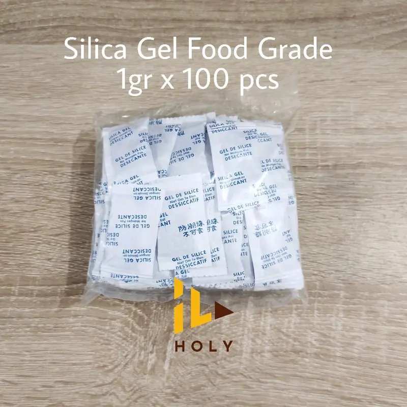 Silica Silika Gel Food Grade Isi 100 pcs / Silica Gel Natural Anti Lembab 0