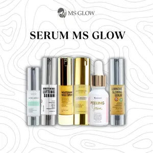 [ECER TERMURAH] MS GLOW Serum Wajah Whitening Gold|Acne|Luminous|Peeling