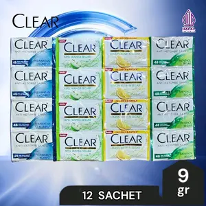 Clear Shampo Rambut Anti Ketombe 12sc x 8ml