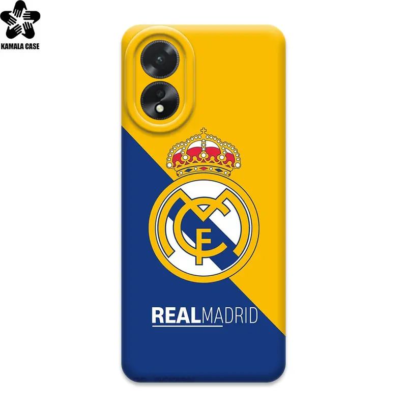 SOFTCASE PREMIUM MOTIF REAL MADRID FOR OPPO A18 A38 A58 4G & ALL TYPE OPPO - CASE PRO KAMERA - CASE TERBARU - CASE KEREN - KAMALA CASE 2