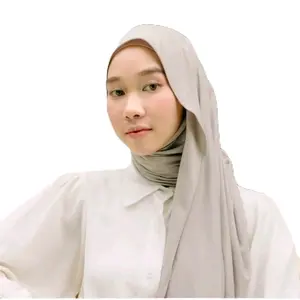 Pashmina Kaos Jersey Premium - Bahan Kaos Jersey Berkualitas Tinggi - Muslim, Jilbab