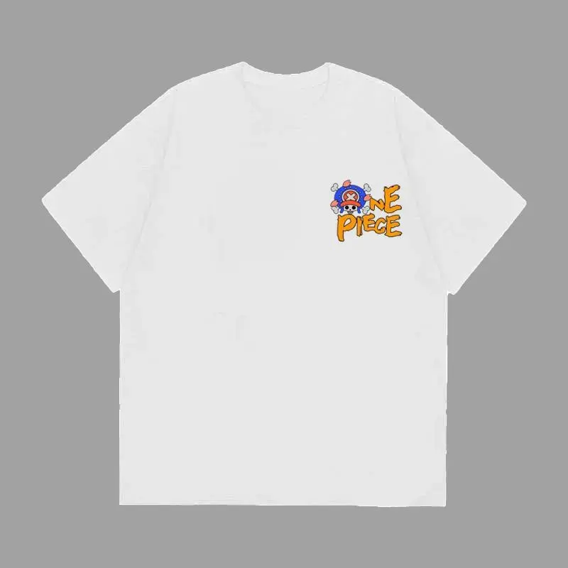 Kemeja Chopper Anime T-shirt Cetak Kartun T-shirt Lengan Pendek Tren Fashion Terlaris Kemeja Lengan Pendek Pria dan Wanita 5