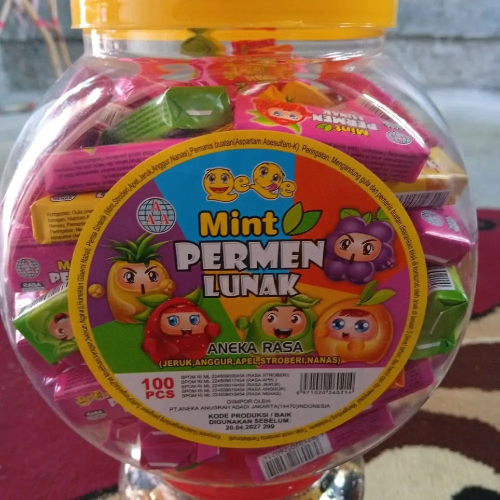 PERMEN LUNAK MINT   Candy PERMEN KARET BUBLE UP