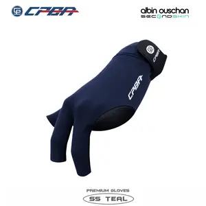 CPBA Sarung Tangan Billiard Pro Glove Open Finger 3  Jari Kiri Model Baru Bahan Spandek A 1 Ball Nyaman untuk Snooker All Size Premium Gloves SS Teal Bola Outdoor