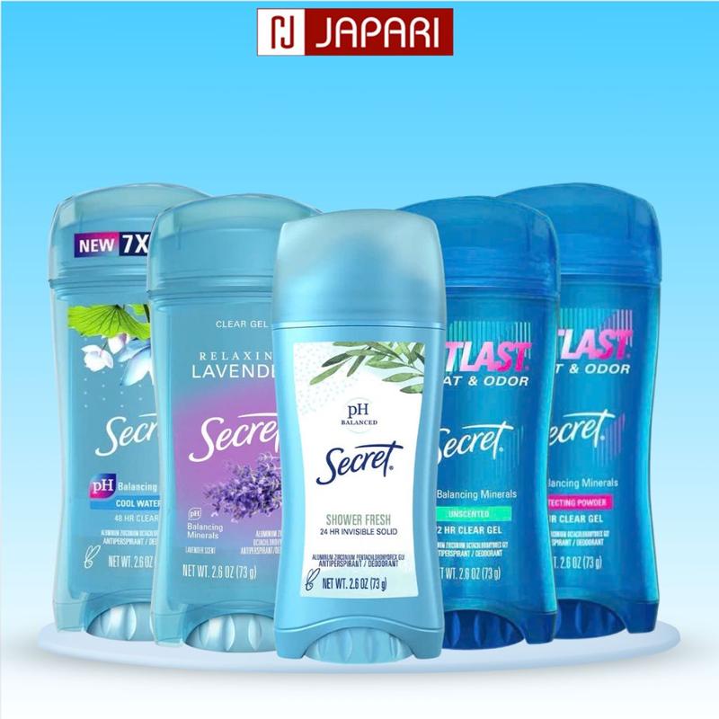  Lăn Khử Mùi Nữ Secret 73g Gel Lăn Nách Giảm Tiết Mồ Hôi - Japari 