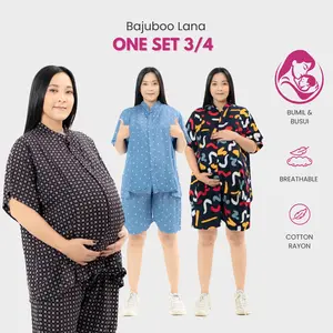 Bajuboo Lana - One set Busui & Bumil Friendly Rayon