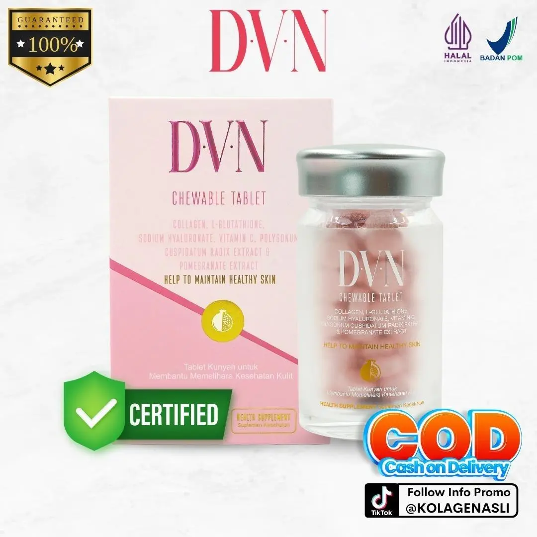 DVN ORIGINAL | DVN  ORIGINAL ISI 60 BUTIR AMAN SEMUA JENIS KULIT BPOM ISI 60