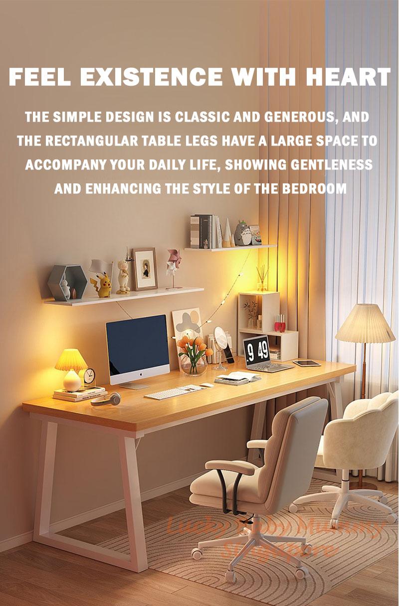 Product Introduction of A661 Minimalist Dual Study Table, Simple Modern Study Desk, Office Desk 15