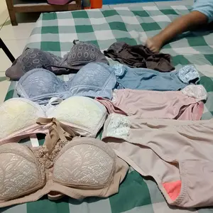 Paket Hemat 100rb 4BH+4CD Set Pakaian Dalam Wanita Dewasa_ Bra Setelan