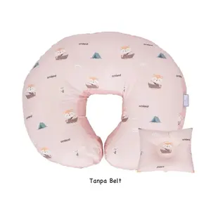 Omiland Bantal Menyusui + Bantal Lengan Kepala Gendong Fox Series Kado Hadiah Bayi Melahirkan Traveling Mudik Penompang Bayi