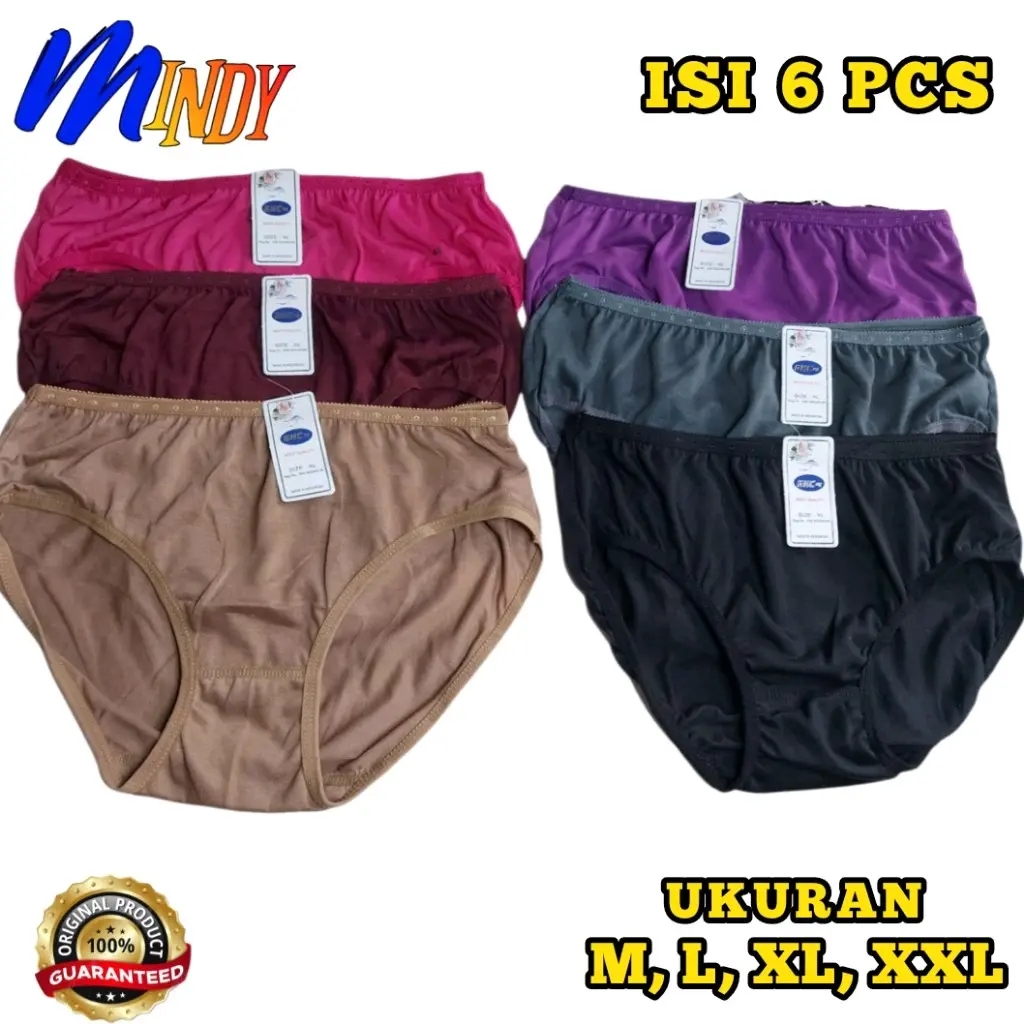 GHC GELAP Celana Dalam Wanita Remaja Dewasa isi 6 Pcs Elegant Extra Small Panties