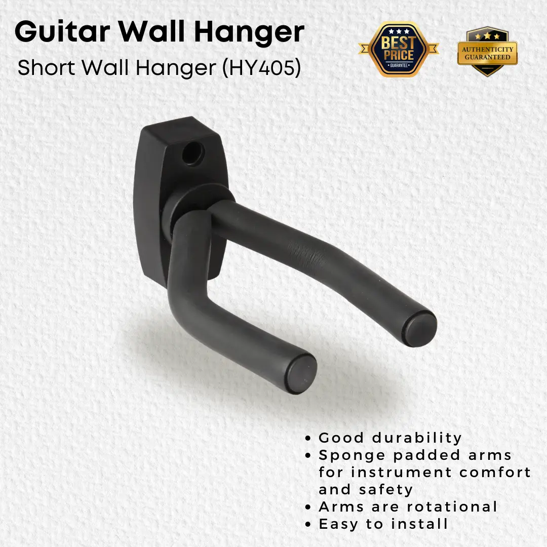 Guitar / Ukulele / Violin Wall Hanger (Short & Foldable) - (HY405)