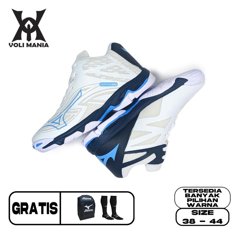 Sepatu Voli Mizuno Wlz 7 Wave Lightning Z 7 Pria Dan Wanita Unisex Sepatu Olahraga Size 36 - 43 6