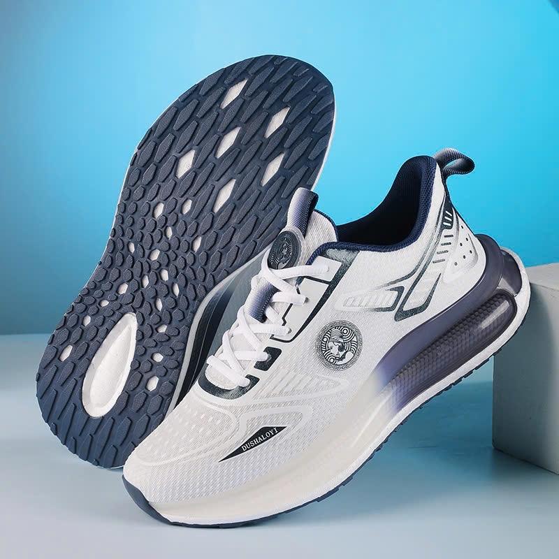  Giày Thể Thao Nam Nữ Tập Gym Aerobic Chạy Bộ Đế Nhẹ DQ-1888 Xám Xanh Sneaker Sport Tập Thể Dục Tập Chạy Bộ 