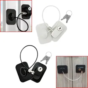 Kunci Pengaman Tambahan Pintu Laci Lemari Kulkas Adhesive Safety Lock Multifungsi