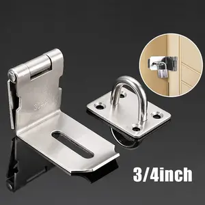 【SIAP】Overval Gembok Plat Siku 3/4 Inch Overpal Siku Kecil Kunci Pintu grendel pintu gembok Selot Slot Gembok Overpal SUS Stainless 90°