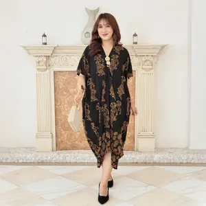 SOGAN BLARAK Kaftan Batik Wayang Kondangan Mewah