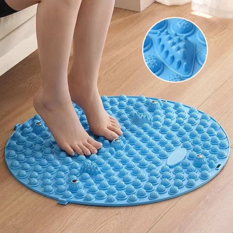 Papan tekanan jari pemijat kaki papan tekanan jari kaki dewasa untuk membuka meridian langkah kaki yang sangat lambat silikon lembut sol kaki in situ