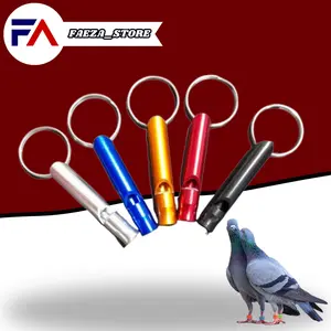 Peluit Ultrasonik Survival Alumunium Alloy Outdoor Gantungan Kunci Wristle Peluit Pelatih Hewan FAEZA_STORE
