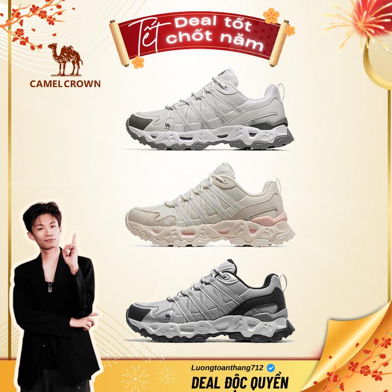[Độc quyền Luongtoanthang712, Tặng Tất] Giày Đi Bộ Đường Dài, CAMEL CROWN, Giày Thể Thao Leo Núi Du Mục, Chạy Bộ Đường Mòn Leo Núi, Săn Bắn, Thể Thao Chống Trượt Ngoài Trời, F24B693074, F14B693073