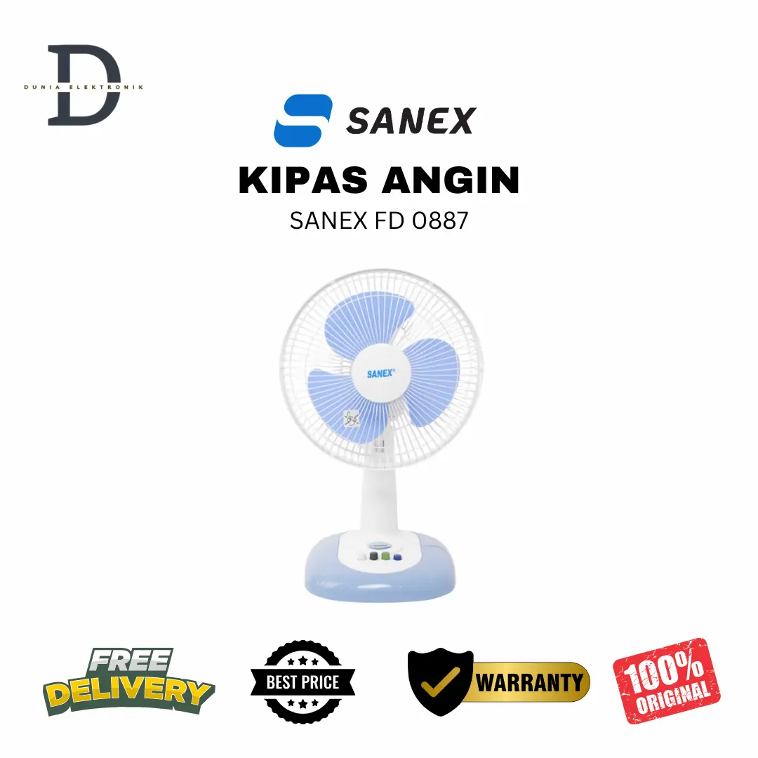 KIPAS ANGIN MEJA SANEX FD 0887