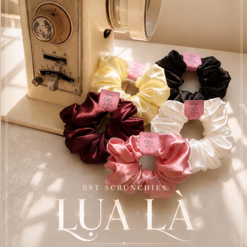 BST Srunchies “LỤA LÀ” by MitHouse size to 16cm lụa cao cấp mịn màng phong cách…