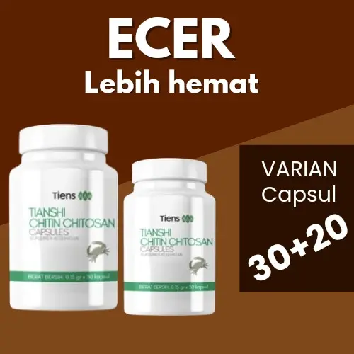 ECER : 30 Kapsul x 2 botol