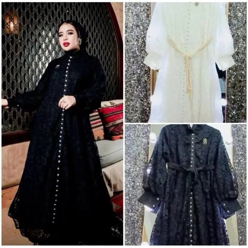 SHELLASAUKIA DRESS EDISI RAYA TERBARU Tebal Gamis Shellasaukia