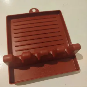 Tatakan Sendok Spatula Rak Sepatula Sutil Tempat tutup panci sendok multifungsi