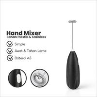 Gambar Hand Mixer Mini Pengaduk Kopi Susu Telur Elektrik Bahan Plastik SQ-7501 Hitam - Hitam dari homeneeds_NEW Kota Surabaya 2 Tokopedia