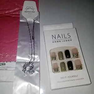 Kalung Titanium Pita Anak Dewasa Mutiara Korea Style 2026 Terbaru Silver Gelang Cincin Anting