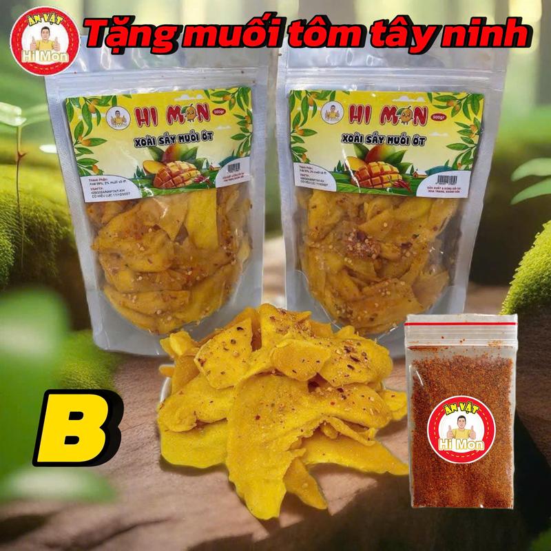  Hi Mon Combo 1KG và 500G Xoài Sấy Dẻo Loại B  Tặng muối tôm Tây Ninh  Xoài Sấy Lạnh Giữ Vị Ngọt Thanh Chua Nhẹ Hương Vị Đặc Trưng 