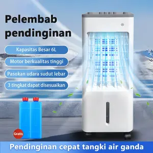 【Garansi 30 tahun】  Air Cooler 6L - Free Two Ice Pack Ac Portable 1/2 Pk Low Watt