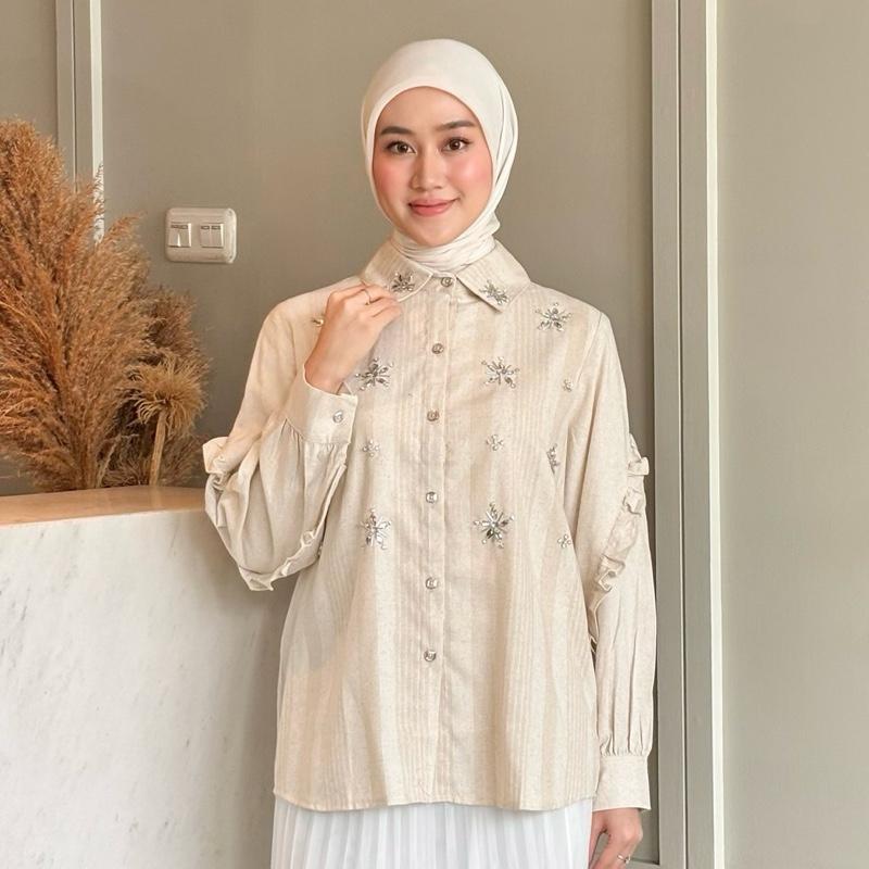Divva Blouse By kananum - Bahan soft linen 3