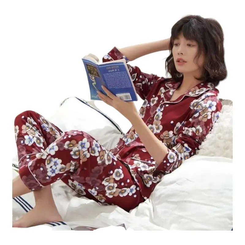 baju tidur piyama pp wanita bahan kaos tebal import Celana Cewek Panjang 0
