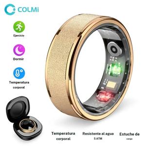 Anillo Inteligente (1 Unidad), Anillo Inteligente Multifuncional con Varios Modos Deportivos, Monitor de Actividad Impermeable, Dispositivos Wearables para iOS y Android