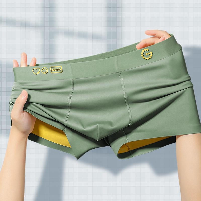 【GDAD Combo 3 Quần lót nam vải Modal kiểu boxer nam dây thun co giãn cao, kháng khuẩn có túi bên trong mềm mại và thoáng khí set quà tặng nam