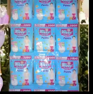 POPOK BAYI  CELANA 3RENCENG ISI 21pcs BABY HAPPY PANT DAYA EKSRA SERAP 70% KARTUN