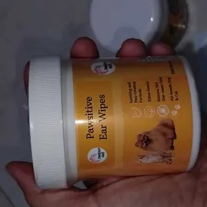 Pawsitive Vibes Tisu pembersih telinga anjing kucing isi 130 lembar - Chamomile Pet Ear Wipes