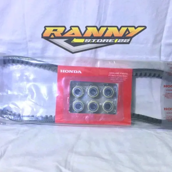 Vanbelt + Roller Original Matic Honda 110 FI  kode23100-KZL-BA0 selang rem 1