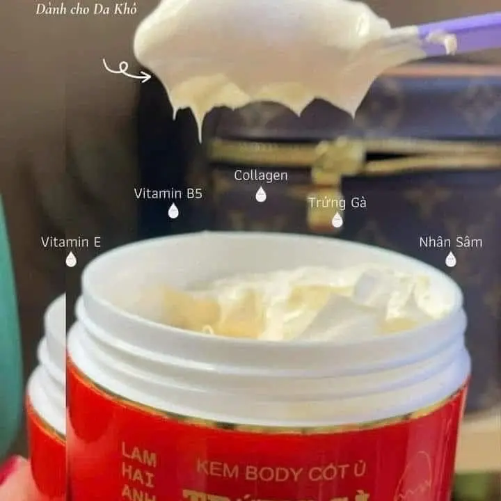 Kem Body Cốt Trứng Dưỡng Trắng