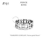 Gambar ￼Zafa Cincin Titanium Pria Wanita Anti Karat - Fence - 8 dari Zafa Aksesoris Kota Depok 2 Tokopedia
